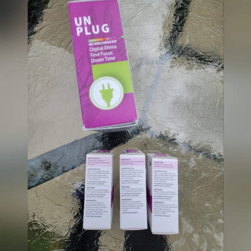 Pranarom Unplug Essential Oil Wellness Kit